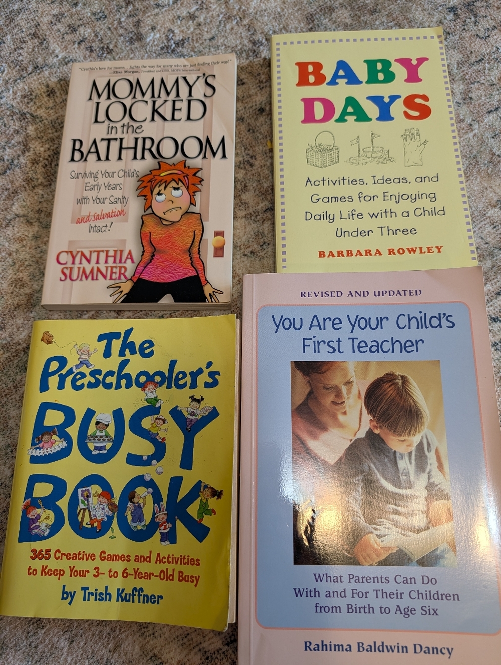 Assorted Parenting & Preschool Books - Lot Of 4
